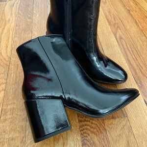 Madden Girl-PATENT BOOTIES